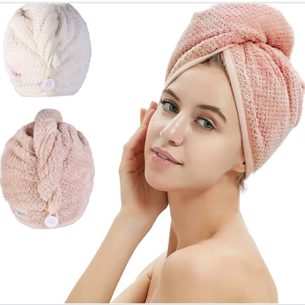 Microfiber Hair Towel Wrap for Women